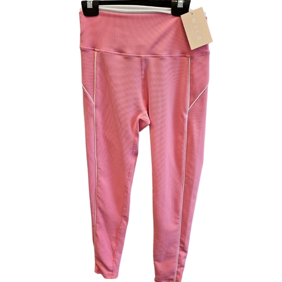 Wilo The Label Pink Bra and Legging Workout Set NEW - Picture 4 of 7